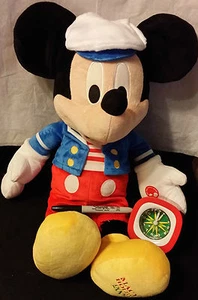 MACY'S BIG 2009 18 inch MICKEY MOUSE PLUSH w/Alarm Clock~ships free - Picture 1 of 4