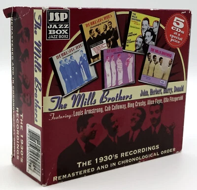 The Mills Brothers: The 1930's Recordings Remastered 5 CD Box Set Chronological - Image 1 of 4