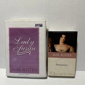 Jane Austen Persuasion & Lady Susan Audio Book Cassette Tape Lot - Imagen 1 de 9