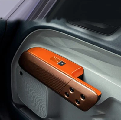 Kit de accesorios interiores ABS naranja cubierta embellecedor para Ford Maverick 2022-2024 Foto 1 de 4