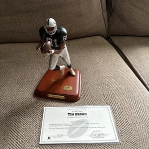 Danbury Mint Tim Brown Oakland Las Vegas Raiders Statue Figurine NFL Football - Picture 1 of 6