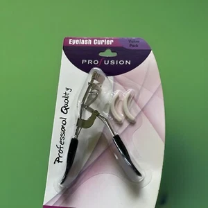 Profusion Eyelash Curler Value Pack w Cusioned Pad Spring Easy Grip Make Up Tool - Picture 1 of 10