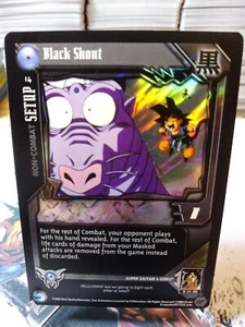 DBZ CCG DRAGON BALL Z GT BLACK SHOUT #14 LIMITED ALT FOIL SHADOW DRAGON SAGA 04' - Picture 1 of 2