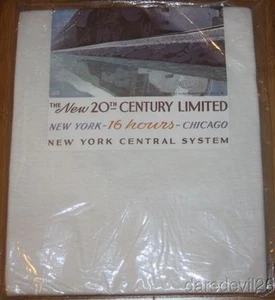 Vintage 1975 The New 20th Century Limited Train Sealed Medium Shirt - Picture 1 of 4