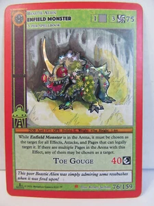 MetaZoo Cryptid Nation Card Enfield Monster 76/159 1st Edition Reverse Holo MINT - Picture 1 of 3