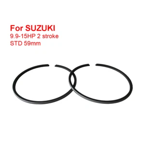 12140-93121 For Suzuki Piston Ring Set 59mm STD Outboard Motor DT 15HP 2 STroke - Picture 1 of 8