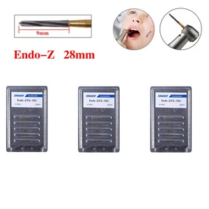 3 cajas Dental Quirúrgico Endo-Z Bur Carburo Tungsteno Acabado Cortador FG 28mm - Imagen 1 de 13