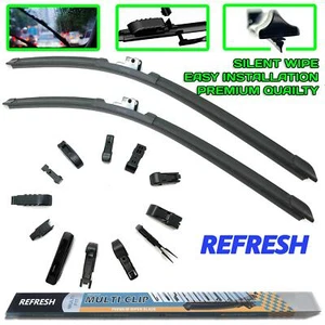 For Hyundai S-Coupe 1990-1996 19/18"Aero Flat windscreen Wipers Front - Picture 1 of 12