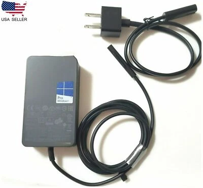 65W New Microsoft Surface Pro 3 4 5 6 7 Book Laptop Charger Power Adapter 1706  - Image 1 of 4