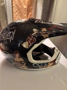 Thor Multi Colored SXT-Y Series 1 Motocross Helmet Size M 6 3/8-6 1/2 52cm - Picture 1 of 7