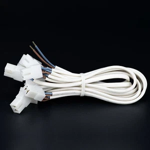 Kit 10 cavi lampada cablaggio faretto incasso cavo linea 12V bianco  - Foto 1 di 2