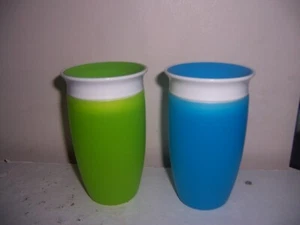 Munchkin Miracle 360 Trainer Toddler Cups Blue Green boxcat - Picture 1 of 1