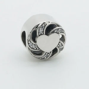 Original Pandora Charm Liebesband 925er Sterling-Silber Zirkonia 791976CZ Neu - Bild 1 von 1