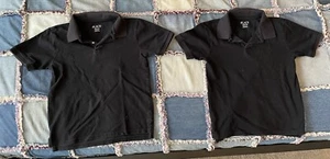 The Children’s Place Black Polo Shirt Bundle Boys Size 7/8 - Picture 1 of 8
