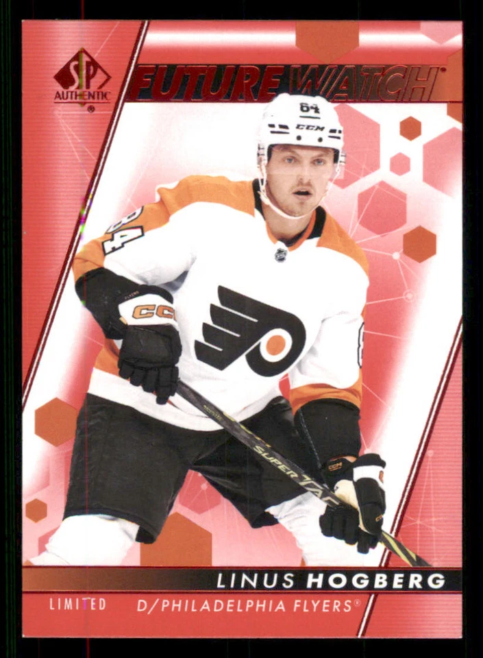 2022-23 SP Authentic Limited Red #185 Linus Hogberg FW - Image 1 of 2