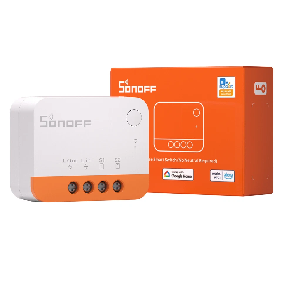 SONOFF ZBMINI-L2 Zigbee 3.0 Smart Switch Two Way Relay No Neutral Wire Required