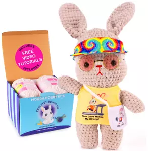 Crochet Kit for Beginners - Beginner Crochet Starter Kit with Step-by-Step Video - Picture 1 of 1