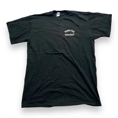 Vintage 1990s Virginia Tech College Volleyball Shirt USA Made Russell Athletic - Image 1 of 4