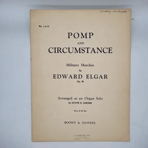 Partitura Libro de Colección Pompa y Circunstancia Marchas Militares Elgar - Imagen 1 de 3