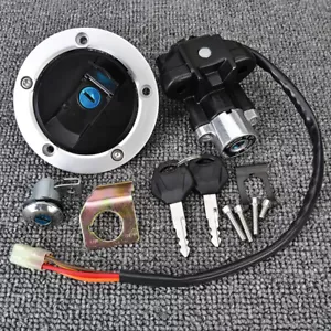 Ignition Switch Fuel Gas Cap Seat Lock Keys For Suzuki GSXR1000 2003-2004 - Bild 1 von 11