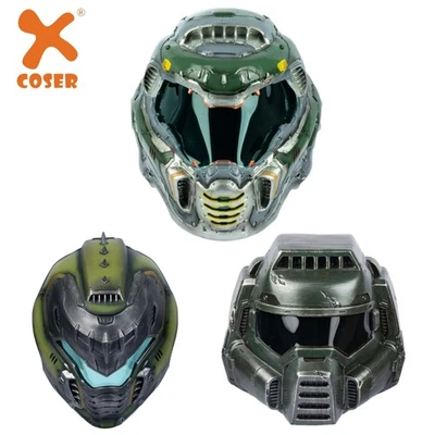 Xcoser Doom Eternal Classic DOOM Helmet Doomguy Cosplay Props Mask Resin Replica - Image 1 of 4