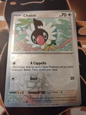 Chatot 132/162 Sv05: Temporal Forces Reverse Holo-NM - Image 1 of 2