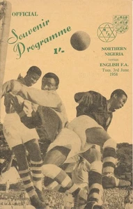 NORTHERN NIGERIA v England FA X1 (Tour Match in Kano stadium 03.06) 1958 - Picture 1 of 1