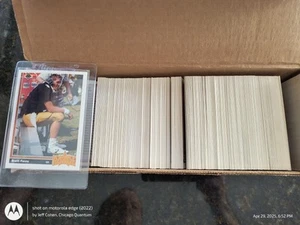 Juego completo de fútbol americano Upper Deck 1991 serie 1, 1-500 Brett Favre RC NM+ - Imagen 1 de 4