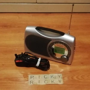Hitachi Radio KH-25S PLL Control Radio Reciever FM/MW/LW Silver - Tested - Picture 1 of 10