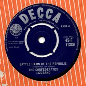 The Confederates Jazzband - Battle Hymn Of The Republic (7", Single) - Picture 1 of 3