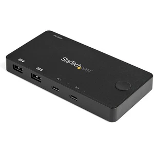 StarTech.com 2 Port USB C KVM Switch - 4K 60Hz HDMI - Compact Dual Port UHD USB - Photo 1/4