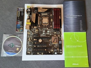 ASRock Extreme 3 Gen 3 Motherboard Combo i5 2500K 16GB DDR3 I/O Shield Tested - Afbeelding 1 van 14