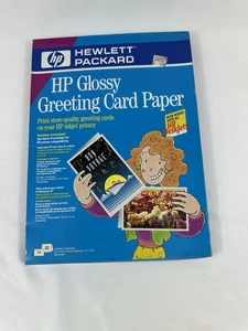 Hewlett Packard HP Glossy Greeting Card Paper Sealed Unopened Unused  - Picture 1 of 8