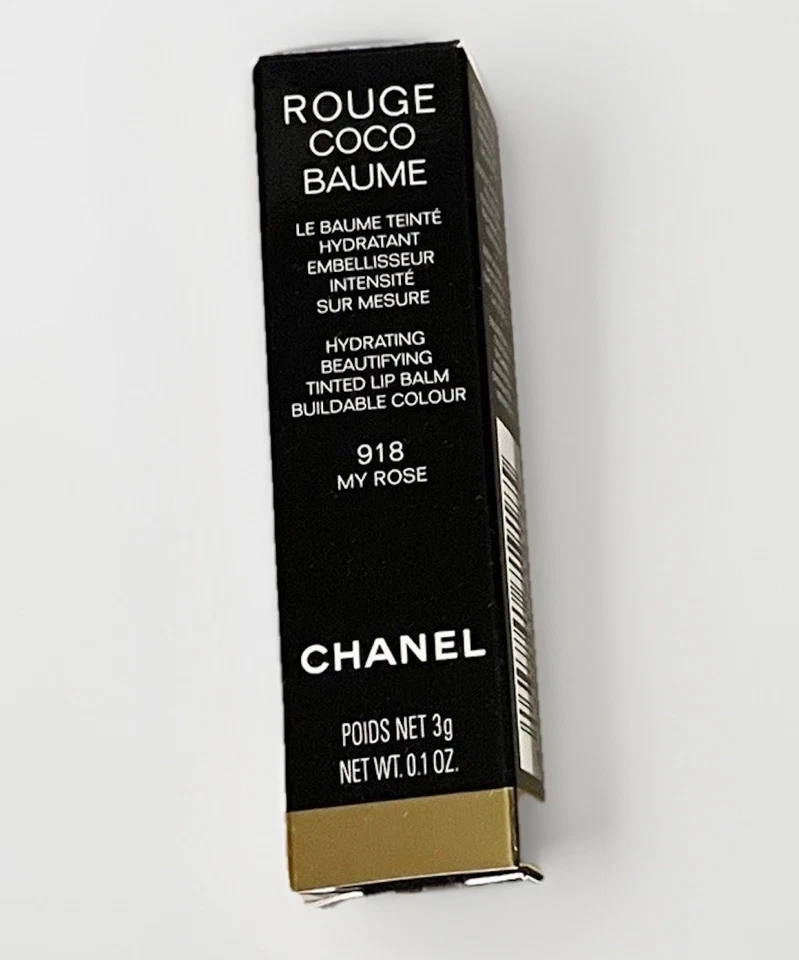 Chanel Rouge Coco Baume Satin 918 My Rose Fresh Pink Tinted Dry Lip Balm Color - Image 1 of 1