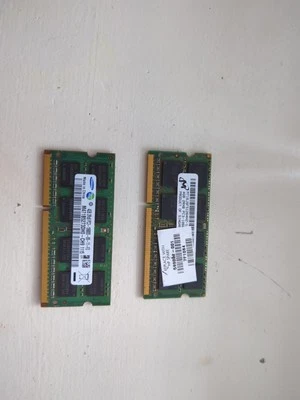 Two 4GB 2Rx8 PC3-10600S  Memory total 8GB  (2*4GB) - Image 1 of 2