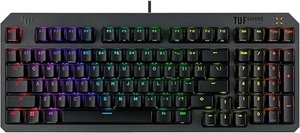 ASUS TUF GAMING K3 Gen II RGB Mechanical Keyboard with wrist rest Black US New - Picture 1 of 6