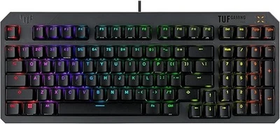 ASUS TUF GAMING K3 Gen II RGB Mechanical Keyboard with wrist rest Black US New - Image 1 of 4