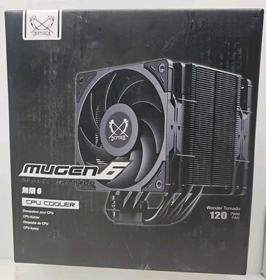 Scythe Mugen 6 CPU Air Cooler, Black Edition  - Image 1 of 2