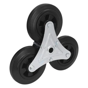 Stair Climbing Wheel Replacement 6in Rubber Wheel Climber For Shopping New - Picture 1 of 22