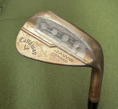 CALLAWAY JAWS FORGED RAW WEDGE 48* W/LA GOLF L SERIES 120 I 4 - Image 1 of 4