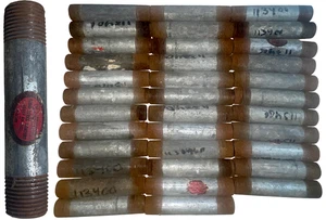 36-Pack 1/2" Trade Size x 4" Rigid Conduit Galvanized Steel Pipe Nipples pd 17z - Picture 1 of 2