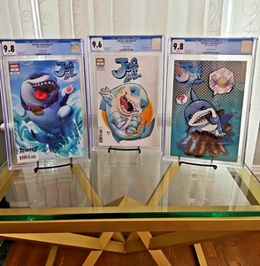 CGC (1) 9.6/(2) 9.8 Jeff The Land Shark #1 Variant Slab Gift Bundle - Picture 1 of 8