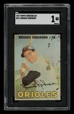 1967 Topps Venezuelan Set-Break #211 Brooks Robinson SGC 1 POOR - Image 1 of 3