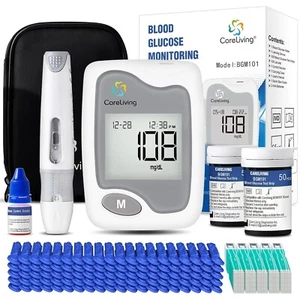 Kit Test Diabete Misuratore Glicemia Misuratore Glicemia 206 Pezzi Striscia Tester Macchina - Foto 1 di 7