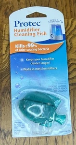Protec Humidifier Cleaning Fish, Antimicrobial, Odor Remover, Blue - New Sealed - Picture 1 of 2
