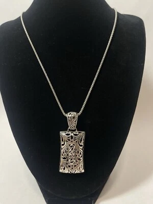 Sterling Silver Suarti Necklace Pendant Art Nouveau Scrolls SU 925 - Image 1 of 4