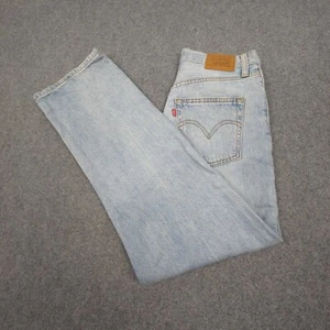 Levi's Jeans Womens 28 Blue Denim Ribcage Straight Ankle BIG E Casual Size 28x28 - Picture 1 of 13
