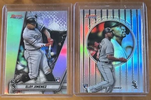 2019 Bowman's Best #18 Eloy Jimenez Refractor + Franchise Favorites Refractor RC - Picture 1 of 2