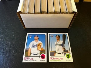 2022 Topps Heritage High Complete 200 Card Base Set (Listing #2) 501-700 - Picture 1 of 3