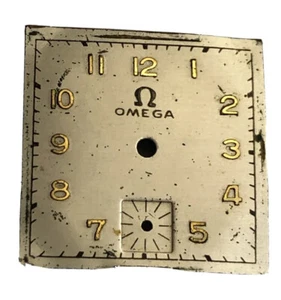 Vintage Omega 20mm Square Watch Dial - Picture 1 of 3